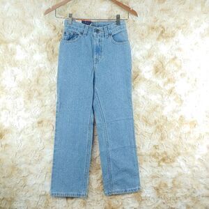 Faded Glory Boy's Relaxed Fit Adjustable Waist Blue Jeans Size 10S Light Wash